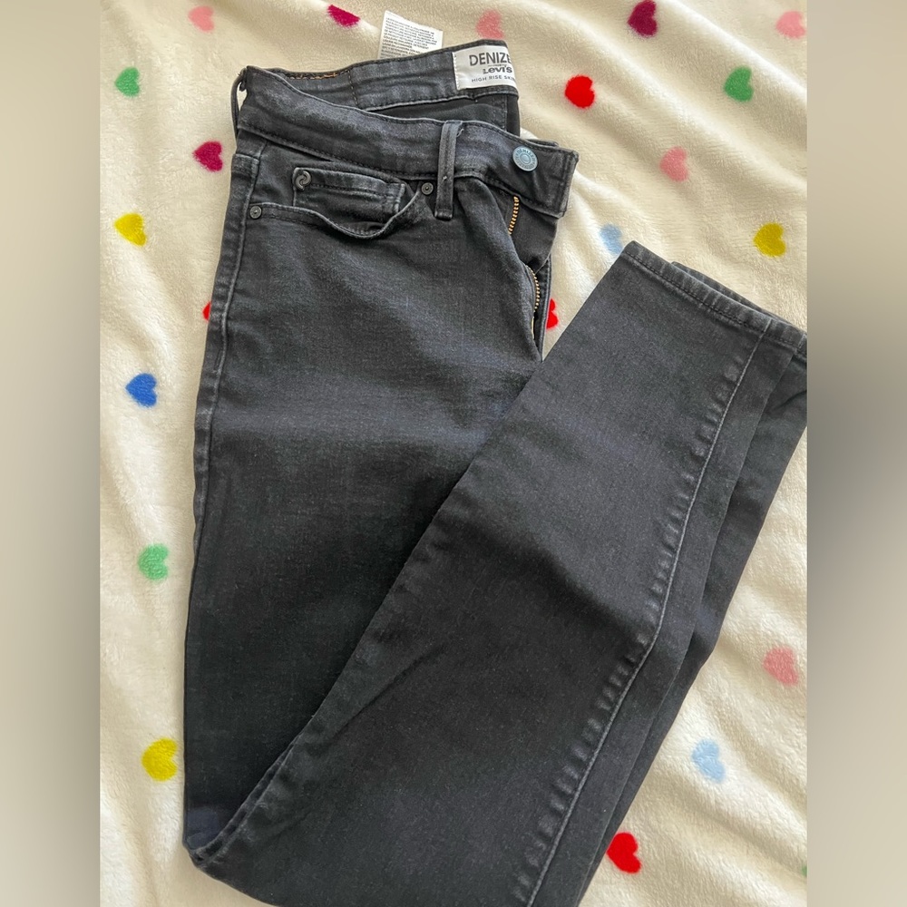 DENIZEN BY LEVIS BLACK SKINNY JEANS